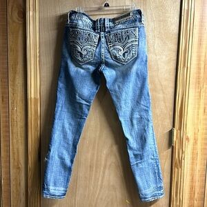 Rock Revival skinny jeans Sz 28